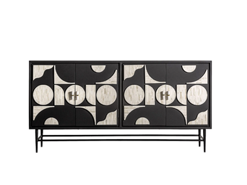 ATHY - Wooden sideboard with doors by Vical Home - view 2